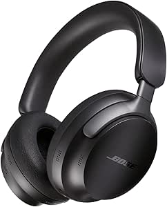 Bose QuietComfort Ultra Headphones, Wireless Noise Cancelling Headphones with Space Audio, Comfortable Bluetooth Headset with Built-in Mic, Up to 24 Hours Battery Life - Black - Image 1