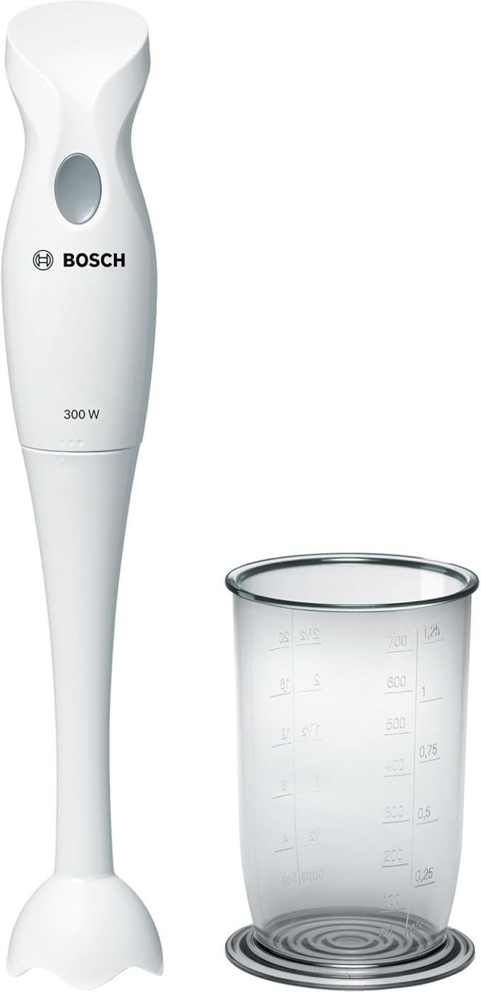 Bosch MSM6B150 Hand Blender - Powerful 300W Blender Stand - White - Image 1