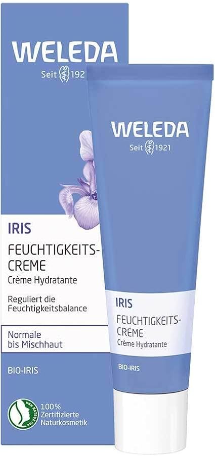 WELEDA - Iris Comforting Moisturizing Fluid - Normal to Combination Skin - Tube 30ml - Image 1