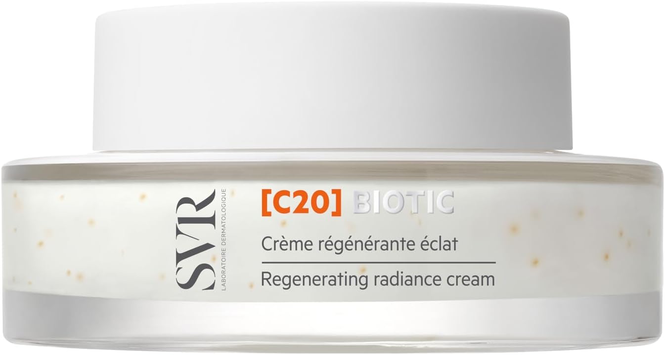 SVR – [C20] Biotic Radiance Regenerating Cream – Biotic Range – Radiance & anti-aging – Dull, tired skin – Vitamin C 20%, Hyaluronic Acid, Probiotics – 50 ml - Image 1