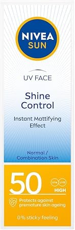 Nivea Sun UV Sun Cream for Face Matte Effect SPF50 50ml - Image 1
