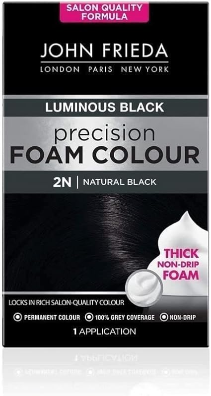 John Frieda Precision Foam Colour Luminous Natural Black 2N by John Frieda - Image 1