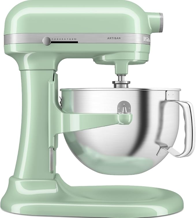 KitchenAid Artisan Pastry Mixer with 4 Accessories and 5.6 L Stainless Steel Bowl Pistachio - Image 1