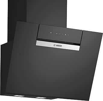 Bosch DWK67FN60 Series 4 Angled Hood 60cm Black          [Energy Class A+] - Image 1