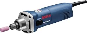Bosch Professional straight grinder GGS 28 CE (power 650 W, vacuum speed 10,000-28,000 rpm, with 6 mm clamp and 2 19 mm spanners) - Image 1