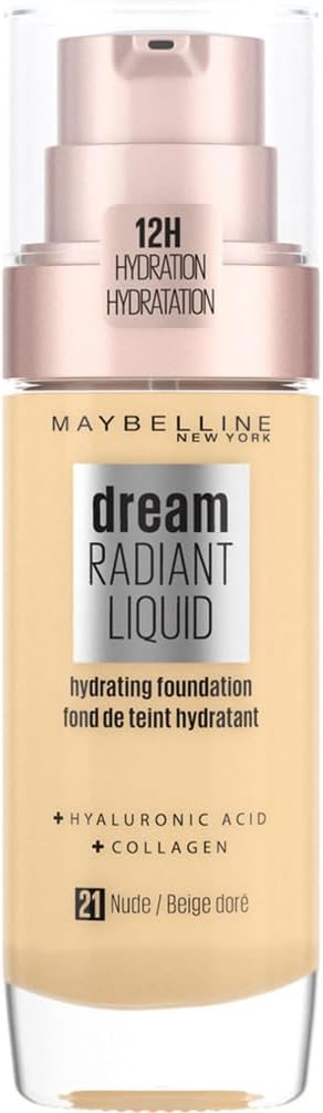 Gemey Maybelline Liquid Satin Dream Foundation 21 Nude - Image 1