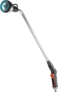 Gardena Premium Watering Gun - Heavy Duty Sprayer for Watering and Cleaning, 90 cm Long, 3 Spray Types, Frost Protection (18336-88) - Image 1