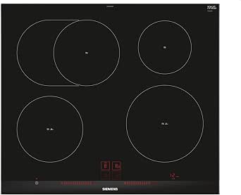 Siemens EH675LFC1E hob Black,Stainless steel Built-in (placement) Zone induction hob - Image 1