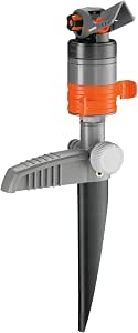 Gardena Comfort Spike Sprinkler - Lawn Sprinklers for Large Areas up to 450 m², Continuous Range Adjustment, Integrated Dirt Filter (8144-20) - Image 1
