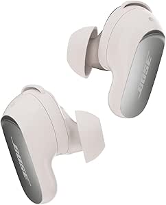 Bose New QuietComfort Ultra Earphones (2nd Gen), Noise Cancelling Wireless Earbuds, Up to 6 Hours of Battery Life, IPx4 Protection Rating, Immersive Sound, Deep Bass, Cloud White - Image 1