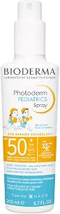 BIODERMA Photoderm Pediatrics Spray SPF50+ Sunscreen for Children from 12 Months, Extra High Protection - Sensitive Skin - Broad Spectrum UVA/UVB - Spray 200ml - Image 1