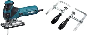 MAKITA 4351FCTJ Jigsaw 720W with 6 Blades in Makpac Case & Guide Rail for Circular Saws and Jigsaws Length 3 m MAKITA-194367-7 - Image 1
