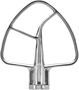 KitchenAid 5KSM5THFBSS STAINLESS STEEL FLAT MIXER FOR PASTRY ROBOTS - Image 1