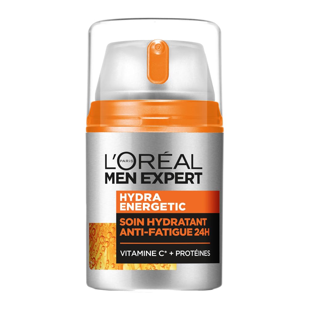 L'Oréal Men Expert - 24H Anti-Fatigue Moisturizing Cream for Men - 5 Actions - Hydra Energetic - 50 ml - Image 1