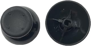 Lot de 2 joysticks analogiques 3D, capuchons de manette, for Microsoft Xbox 360, pièces de rechange for Xbox 360(Black) - Image 1