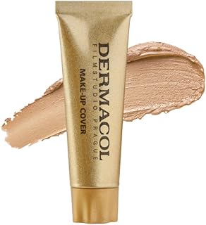 Dermacol - Mini Fond de teint mat à couverture complète 13g, SPF30, Fond de teint imperméable pour peaux grasses, acné et poches sous les yeux, Maquillage longue durée - teinte 218 - Image 1