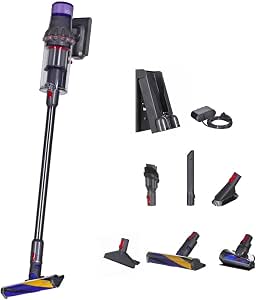 Dyson V15 Detect Fluffy - Akku-Staubsauger - Gelb/Lila - Image 1