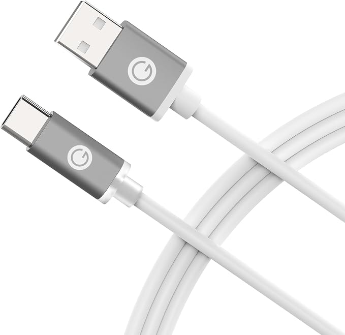 GEEKRIA USB Charging Cable for Gamepad Compatible with Google Stadia, PlayStation 5, Xbox Series X, Series S, Replacement USB to USB-C Power Supply (300cm) - Image 1