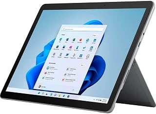 Microsoft Surface Go 3 2021 with Intel Core i3-10100Y (10.5", 4GB RAM, 64GB SSD) Platinum (Refurbished) - Image 1