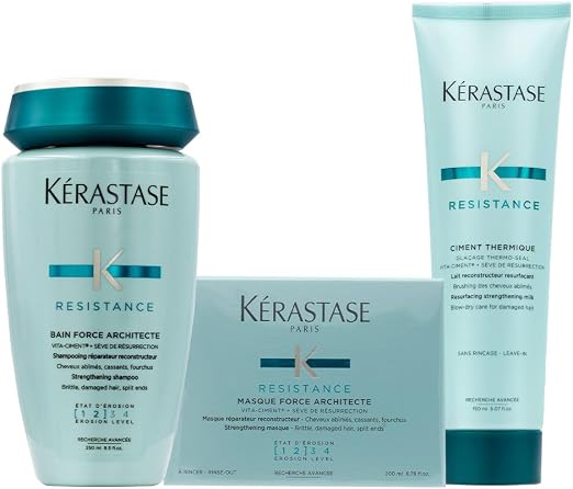 Kerastase Resistance Bain Force Architecte 250 ml Mask 200 ml Thermal 150 ml - Image 1
