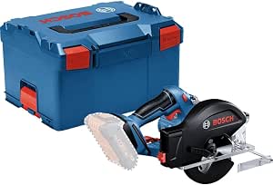 Bosch Professional scie circulaire sans-fil GKM 18V-50 (progression de travail rapide, peu de projections d’étincelles/copeaux, 1 lame de scie circulaire, sans batterie ni chargeur, dans L-BOXX) - Image 1