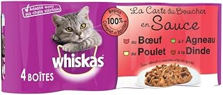 WHISKAS – for Cats in Sauce The Butcher's Card 1.6 kg – Pack of 3 - Image 1