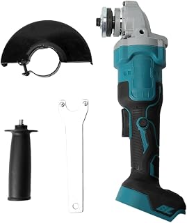 Meuleuse d'angle sans fil Compatible avec batterie Makita 18 V, 100/125 mm 12000 RPM meuleuse d'angle sans fil avec moteur sans balais et couvercle de disque de ponçage (100MM) - Image 1