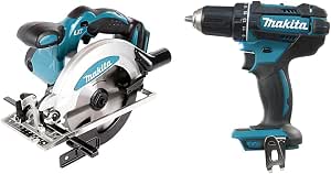 MAKITA CIRCULAR SAW Ø 165 MM (MACHINE ONLY) - DSS610Z & DDF482Z Drill Driver 60 nm 18 V Blue - Image 1
