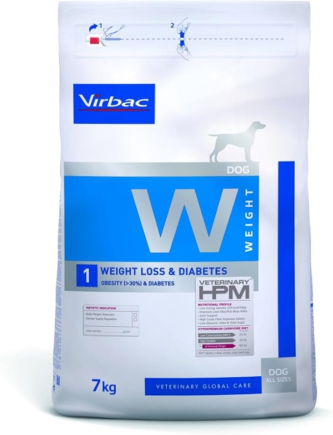 Virbac Veterinary HPM Vet Weight L&D Dog Bag 7 kg - Image 1