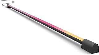 Philips Hue Play Gradient Light Tube 125cm, Noir, synchronisation de la lumière avec l'écran (nécessite Hue Sync Box - non fourni), fonctionne avec Alexa, Google Assistant et Apple Homekit - Image 1