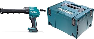 PISTOLET À MASTIC MAKITA 18 V LI-ION 1,5 AH 5000 N VENDU SANS BATTERIE- DCG180Z & Coffret empilable robuste Makpac Taille 3 - MAKITA 821551-8 - Image 1