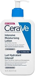 CeraVe, Lotion hydratante intensive, avec acide hyaluronique, 3 céramides essentiels et technologie hydro-urée, pour peaux sèches à très sèches 473 ml - Image 1