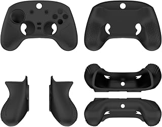 Coque Étui en Silicone pour Razer Wolverine V3 Pro,Manchon Peau Souple pour Manette de Jeu Coque de Protection Antichoc pour Razer Wolverine V3 Pro (Noir) - Image 1
