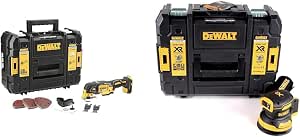 DEWALT - XR 18V Multi-Cutter - DCS355NT-XJ - Oscillating Multifunctional Tool with 32 Accessories & XR 18V 125mm Brushless Eccentric Sander - Cordless Electric Device - Image 1