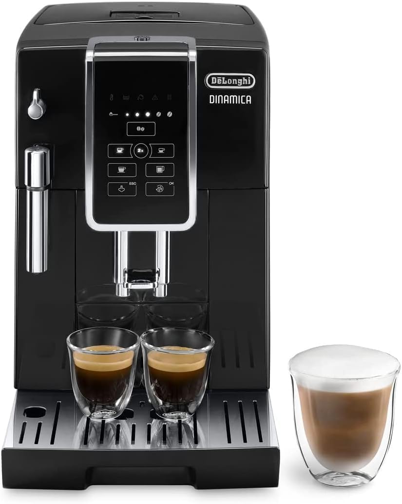 De'Longhi Dinamica ECAM350.15.B Coffee Bean Machine, Espresso and Cappuccino Machine, Black - Image 1