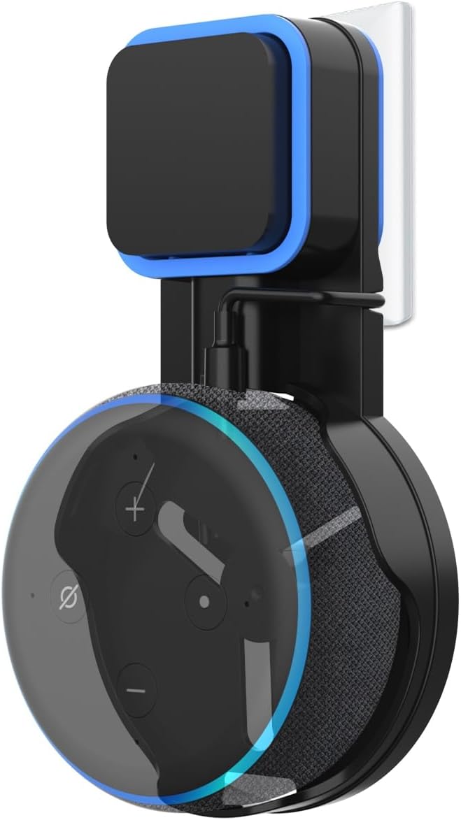 PlusAcc Dot 3a Gen Stand for Smart Google Home Mini Speaker Third Generation No Screws Needed (Black) - Image 1