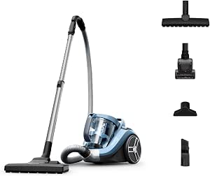 Rowenta Compact Power XXL Bagless Vacuum Cleaner, High Efficiency Motor, 2.5 L, Compact, Easy to Empty, Cyclonic Technology, Wide Range RO4871EA, Blue - Image 1