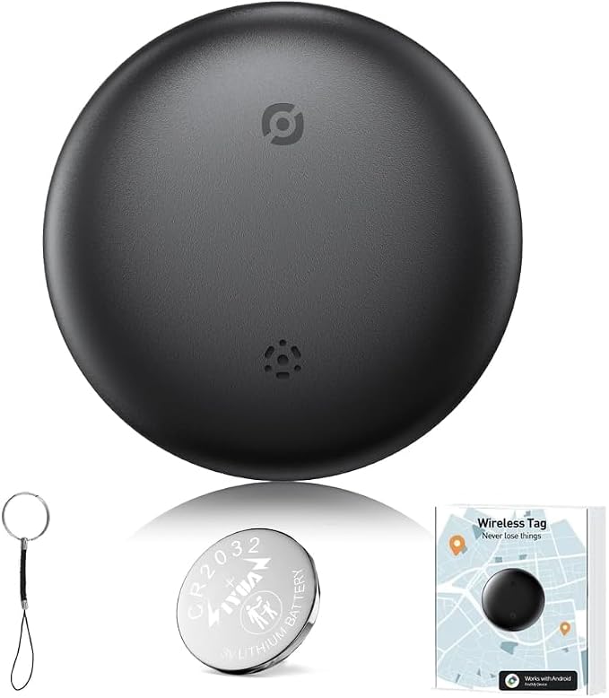Smart Tracker Tag Android, GPS Tracker with Google Find Hub (Android only), Find Keys, Waterproof, Replaceable Battery, Find Objects and Keys/Luggage/Wallets/Suitcases - Image 1