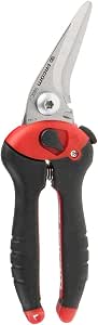 FACOM - Cutters - 980C - Open blade version - Ergonomic handle - Locking system - Slightly notched cutting edge - For cardboard, rubber, PVC, etc. - Image 1