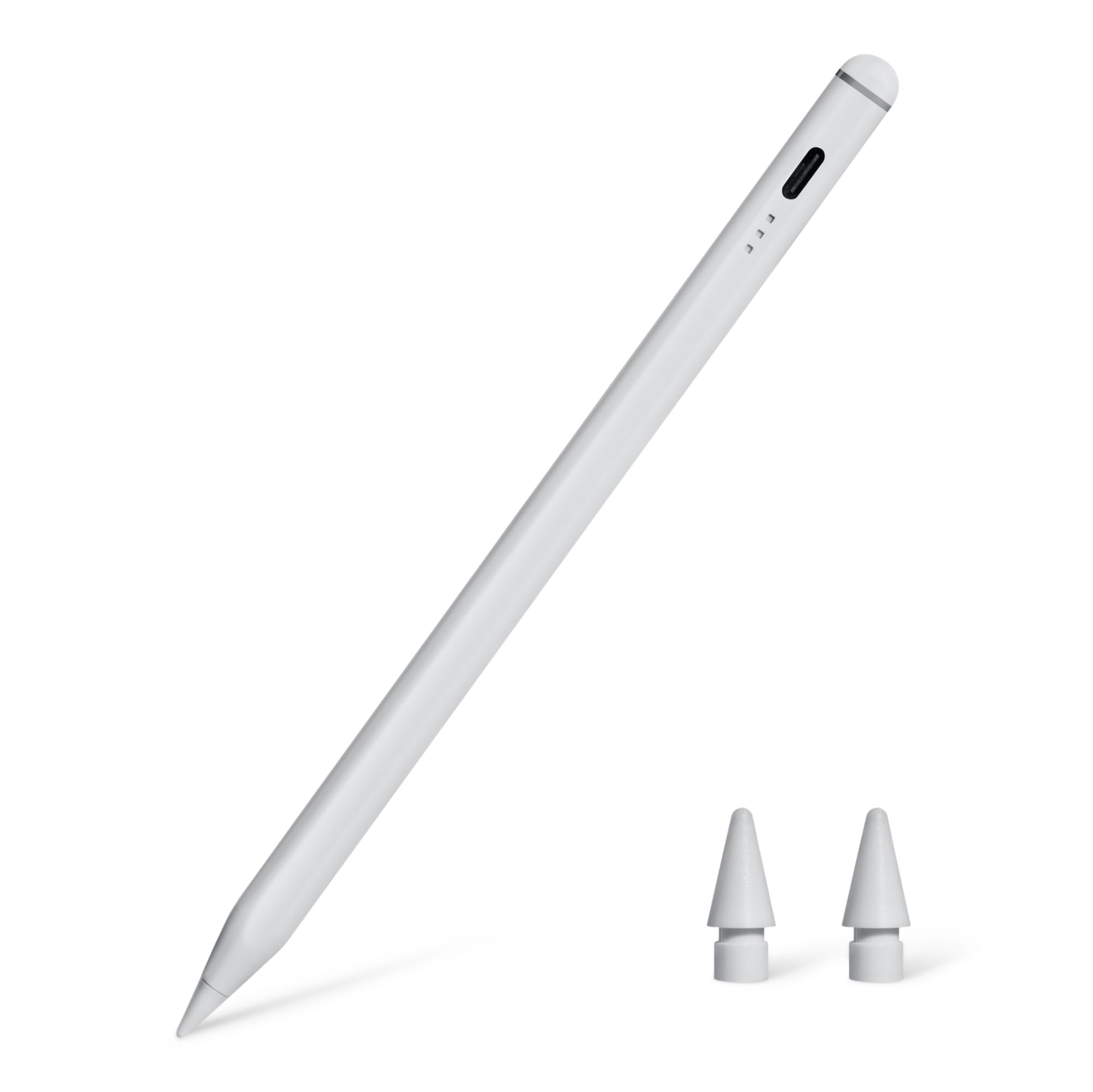 Amazon Basics Stylus Pen with Non-Palm Interference Function for iPad 11th Generation (2018-2025), Quick Charge Via USB-C - Image 1