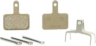 Shimano B05S Disc Brake Pads and Spring, Steel Backed, Resin, Black - Image 1