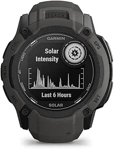 Garmin Instinct 2X, Solar - Rugged Smart GPS Watch - Graphite - 50mm Case - Image 1