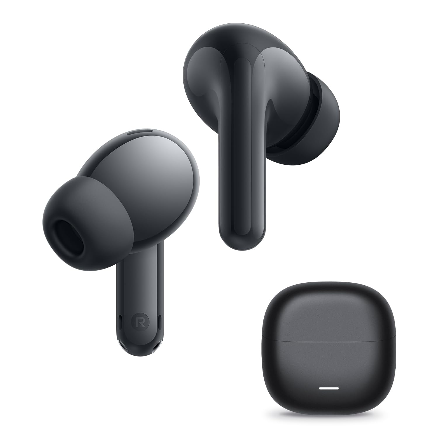 XIAOMI REDMI Buds 8 Lite True Wireless In-Ear Bluetooth Earbuds, Active Noise Cancelling 42 DB, 12.4 mm Speaker Powerful Bass, Up to 36 Hours Playtime, Bluetooth 5.4 Black - Image 1