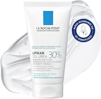La Roche-Posay, Lipikar Urea 30%, Exfoliating Hydrating Gel, Ideal for Very Dry Skin, Fights Dry Plaques and Keratoses, Soothing Formula Combining Urea and Niacinamide, 50 ml - Image 1
