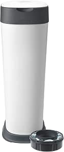 Tommee Tippee XL Twist and Click Nappy Bin, Includes 1 Cassette with Multi-Layer Antibacterial Film, White - Image 1