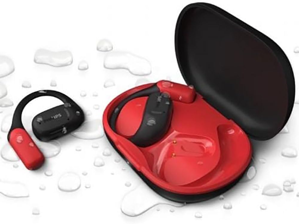 Philips TAA6709 Écouteurs de Sport Bluetooth sans Fil True Wireless à Conception Ouverte - Noire - Image 1