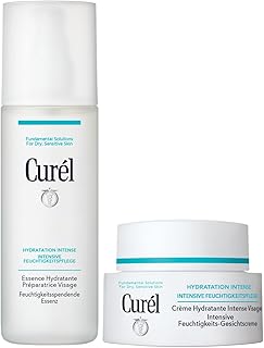Curél Intensive Moisturising Care - Contents: Moisturizing Essence 150 ml + Face Cream 40 g - With Ceramides - Dry and Sensitive Skin - Image 1