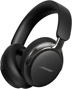 Bose New QuietComfort Ultra (2nd Generation) Bluetooth Headphones: Wireless Headphones with Space Sound, Supra-aural, Noise Reduction with Built-in Microphone, Up to 30 Hours of Listening Time, Black - Image 1