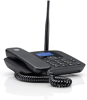 Motorola Voice - Téléphone Fixe sans Fil FW410L 4G, Hotspot WiFi, Carte SIM, Batterie de Secours, Mains Libres, GSM Quad Band, Transfert d'appel - Image 1