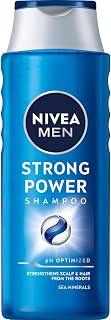 NIVEA MEN Strong Power Shampooing Cheveux Purifiant pour Hommes avec Minéraux Marins 400 ml - Image 1